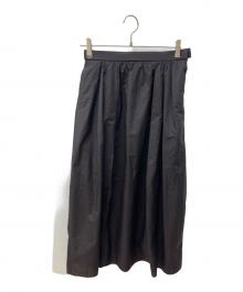 23区（ニジュウサンク）の古着「ナイロンコットンポプリン スカート」｜ブラウン