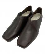 ingイング）の古着「2wayバブーシュパンプス」｜ブラウン