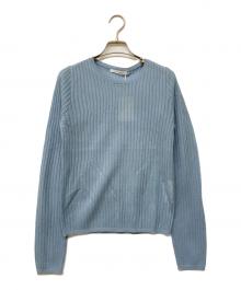 CADUNE（カデュネ）の古着「シアーニット」｜ブルー