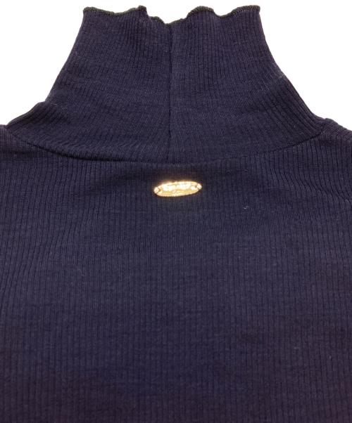 Apuweiser-riche（アプワイザーリッシェ）Apuweiser-riche (アプワイザーリッシェ) シアーリブタートル ブルー サイズ:2 未使用品の古着・服飾アイテム