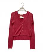 Apuweiser-richeアプワイザーリッシェ）の古着「2WAYインナーラメカーデアンサンブル」｜レッド