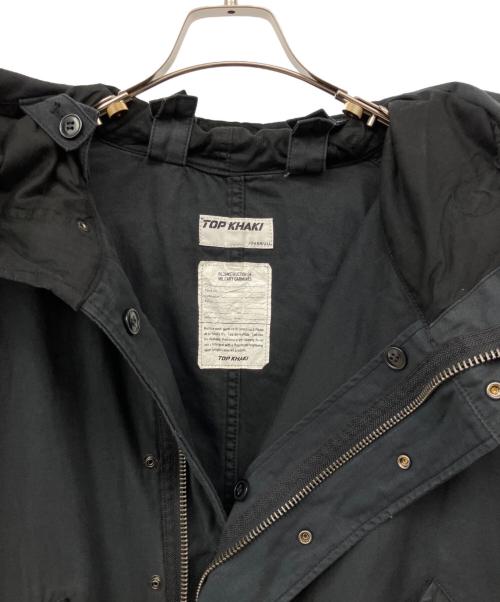 TOP KHAKI（トップカーキ）TOP KHAKI (トップカーキ) M-48 FISHTAIL PARKA ブラック サイズ:Sの古着・服飾アイテム