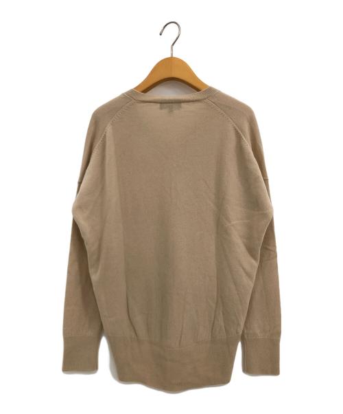 theory（セオリー）theory (セオリー) CASHMERE HT KARENIA V NECK ベージュ サイズ:Sの古着・服飾アイテム