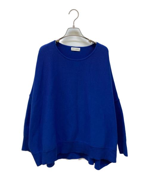 BARNYARDSTORM（バンヤードストーム）BARNYARDSTORM (バンヤードストーム) ボートネックボリュームニット ブルー サイズ:FREEの古着・服飾アイテム