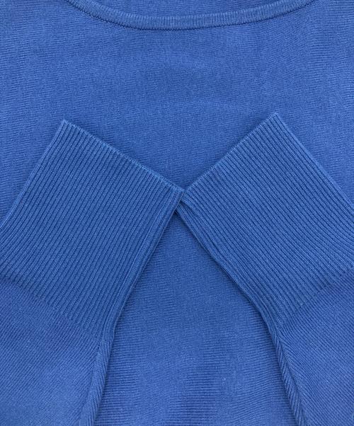 BARNYARDSTORM（バンヤードストーム）BARNYARDSTORM (バンヤードストーム) ボートネックボリュームニット ブルー サイズ:FREEの古着・服飾アイテム