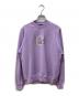 DIESEL（ディーゼル）の古着「ロゴクルーネックスウェット」｜ラベンダー