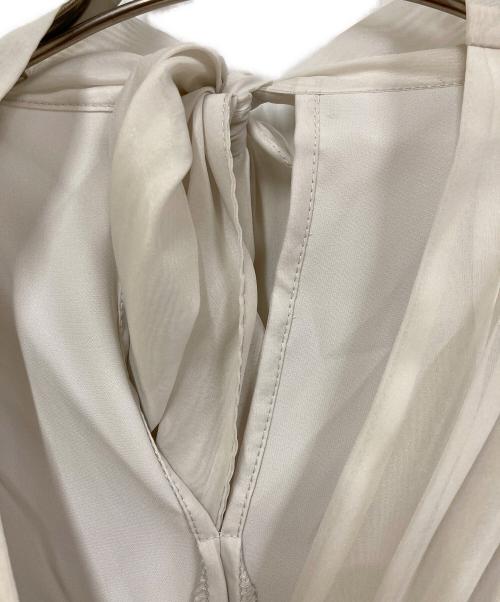 Snidel（スナイデル）Snidel (スナイデル) オーガンシースルーブラウス グレー サイズ:SIZE Freeの古着・服飾アイテム