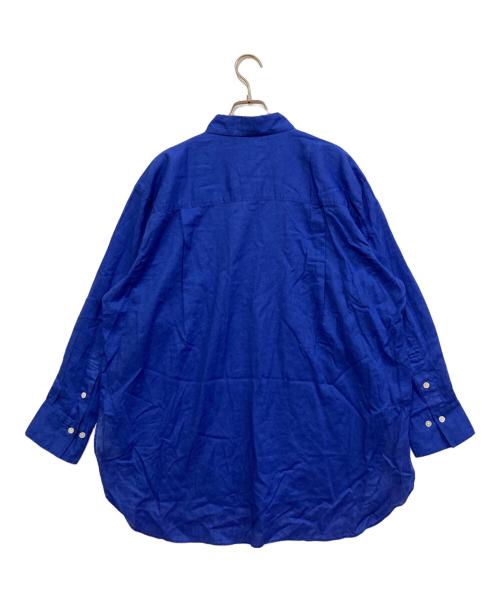 Spick and Span（スピック＆スパン）Spick and Span (スピックアンドスパン) コットンリネンルーズシャツ ブルー サイズ:表記なしの古着・服飾アイテム