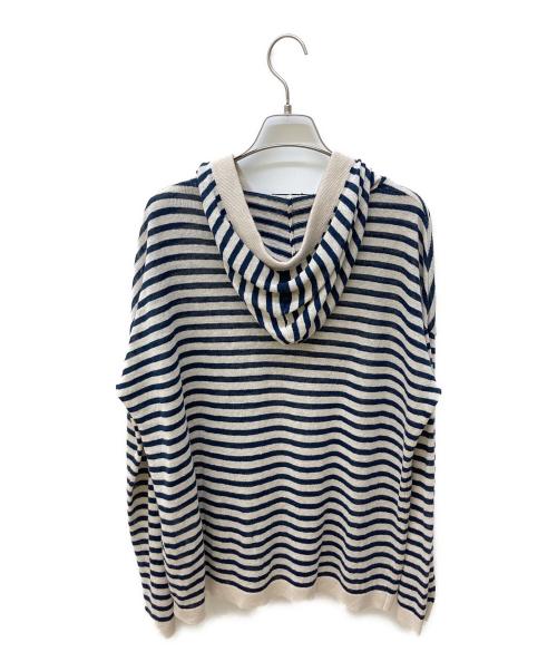 'S Max Mara（エスマックスマーラ）'S Max Mara (エスマックスマーラ) リネンニットパーカー ベージュ サイズ:Sの古着・服飾アイテム