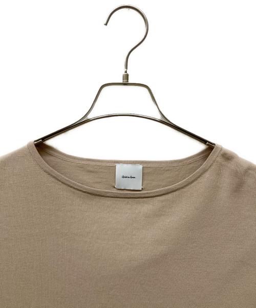 Spick and Span（スピックアンドスパン）Spick and Span (スピックアンドスパン) 24SS ICE COTTON フレンチスリーブルーズニット ベージュ サイズ:-の古着・服飾アイテム