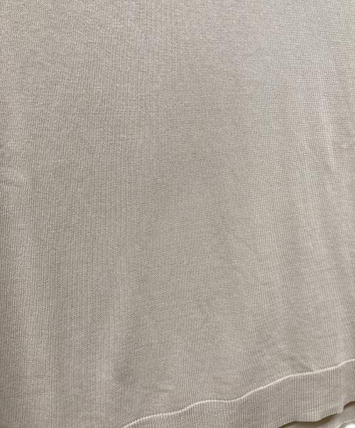 Spick and Span（スピックアンドスパン）Spick and Span (スピックアンドスパン) 24SS ICE COTTON フレンチスリーブルーズニット ベージュ サイズ:-の古着・服飾アイテム