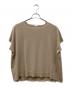 Spick and Span（スピックアンドスパン）の古着「24SS ICE COTTON フレンチスリーブルーズニット」｜ベージュ