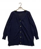 Spick and Spanスピックアンドスパン）の古着「ICECOTTON 2wayオーバーサイズカーディガン」｜ネイビー