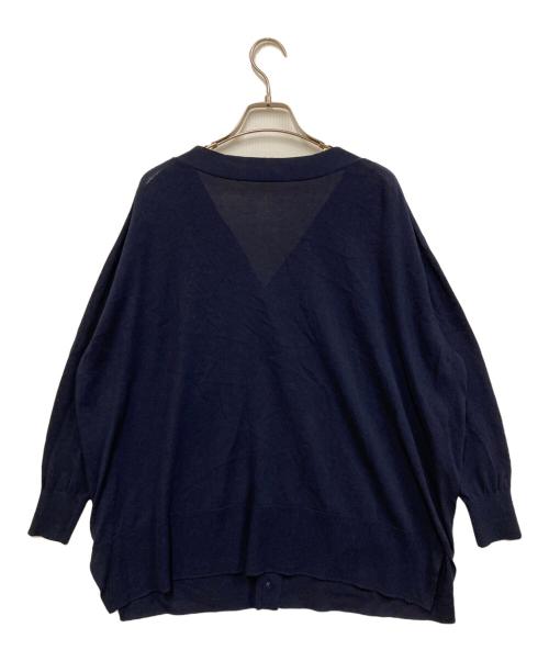 Spick and Span（スピック＆スパン）Spick and Span (スピックアンドスパン) ICECOTTON 2wayオーバーサイズカーディガン ネイビー サイズ:FREEの古着・服飾アイテム