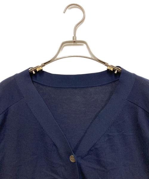 Spick and Span（スピック＆スパン）Spick and Span (スピックアンドスパン) ICECOTTON 2wayオーバーサイズカーディガン ネイビー サイズ:FREEの古着・服飾アイテム