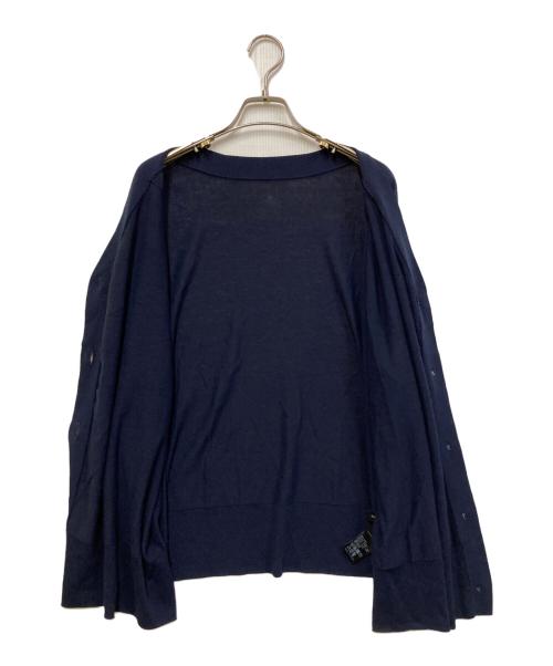 Spick and Span（スピック＆スパン）Spick and Span (スピックアンドスパン) ICECOTTON 2wayオーバーサイズカーディガン ネイビー サイズ:FREEの古着・服飾アイテム