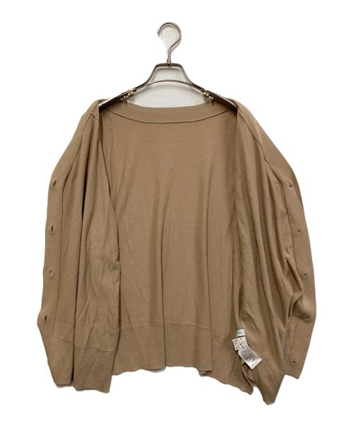 Spick and Span（スピックアンドスパン）Spick and Span (スピックアンドスパン) ICECOTTON 2wayオーバーサイズカーディガン ベージュ サイズ:FREEの古着・服飾アイテム