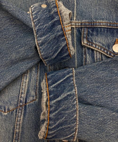 MSGM（エムエスジーエム）MSGM (エムエスジーエム) バックロゴデニムジャケット インディゴ サイズ:38の古着・服飾アイテム