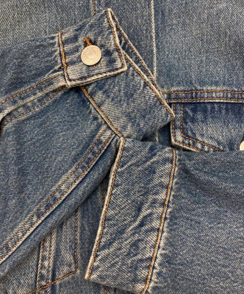 MSGM（エムエスジーエム）MSGM (エムエスジーエム) バックロゴデニムジャケット インディゴ サイズ:38の古着・服飾アイテム