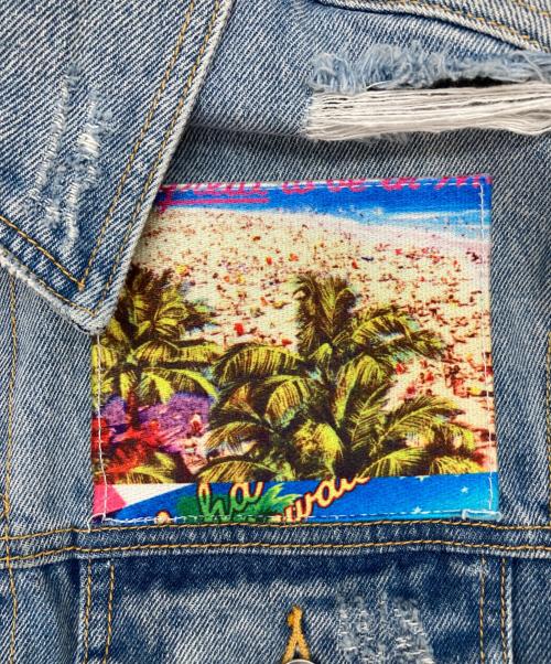 GUESS（ゲス）GUESS (ゲス) DILLON JACKET インディゴ サイズ:Sの古着・服飾アイテム