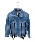 DIESELディーゼル）の古着「ジップデザインデニムジャケット」｜インディゴ