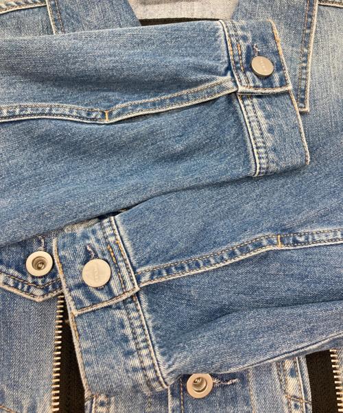 DIESEL（ディーゼル）DIESEL (ディーゼル) ジップデザインデニムジャケット インディゴ サイズ:XSの古着・服飾アイテム