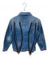 DIESEL (ディーゼル) ジップデザインデニムジャケット インディゴ サイズ:XS：7000円