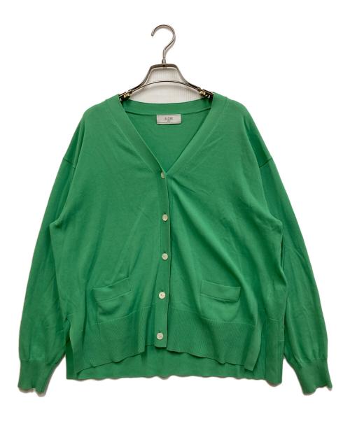 SLOBE IENA（スローブ イエナ）SLOBE IENA (スローブ イエナ) アイスコットンVネックカーディガン グリーン サイズ:FREEの古着・服飾アイテム