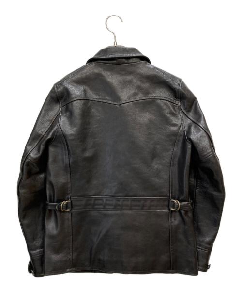 GANGSTERVILLE（ギャングスタービル）GANGSTERVILLE (ギャングスタービル) 30s カーコートレザージャケット ブラック サイズ:Sの古着・服飾アイテム
