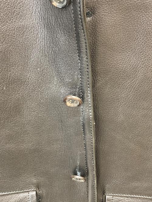 GANGSTERVILLE（ギャングスタービル）GANGSTERVILLE (ギャングスタービル) 30s カーコートレザージャケット ブラック サイズ:Sの古着・服飾アイテム