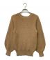 UNTITLED（アンタイトル）の古着「求心編みパフスリーブニット」｜ベージュ