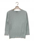 UNTITLEDアンタイトル）の古着「ペーパーエステルニット」｜ブルー