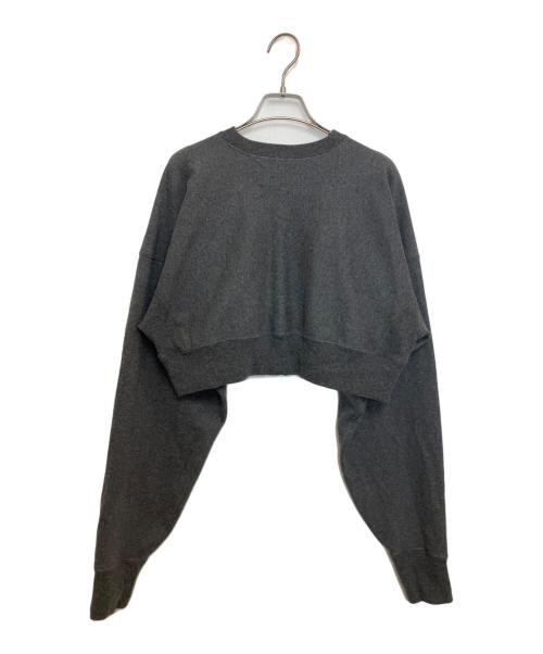 TODAYFUL（トゥデイフル）TODAYFUL (トゥデイフル) Cropped Sweat Pullover チャコールグレー サイズ:FREEの古着・服飾アイテム