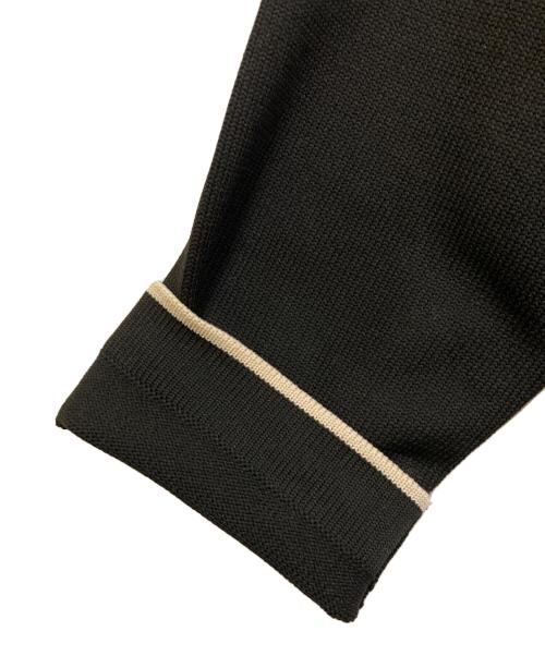 quaranciel（カランシエル）quaranciel (カランシエル) バイカラー ライン カーディガン ブラック サイズ:FREEの古着・服飾アイテム