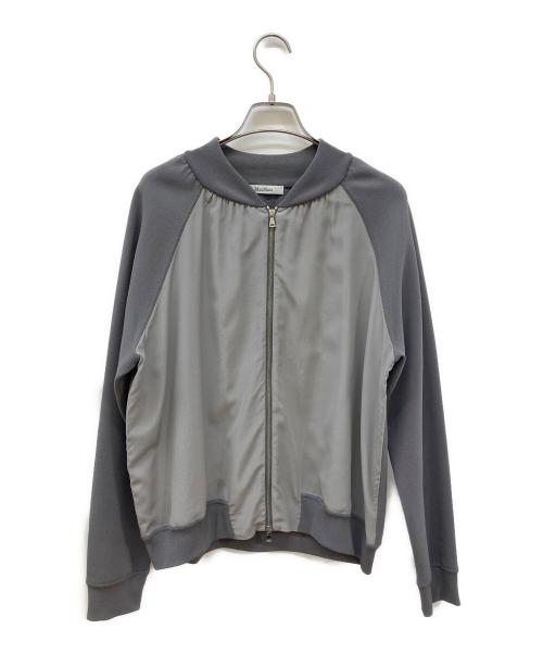 MaxMara（マックスマーラ）MaxMara (マックスマーラ) CANARD ジップアップ ジャケット グレー サイズ:不明の古着・服飾アイテム