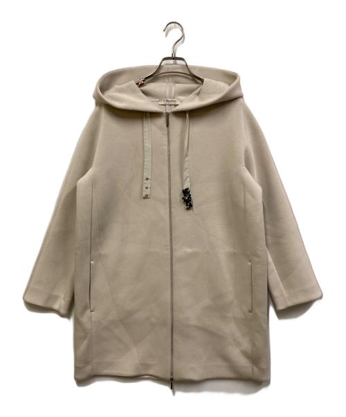 'S Max Mara（エスマックスマーラ）'S Max Mara (エスマックスマーラ) ボンディングロングジップパーカー アイボリー サイズ:不明の古着・服飾アイテム