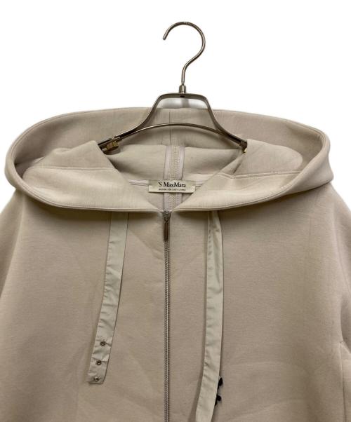 'S Max Mara（エスマックスマーラ）'S Max Mara (エスマックスマーラ) ボンディングロングジップパーカー アイボリー サイズ:不明の古着・服飾アイテム