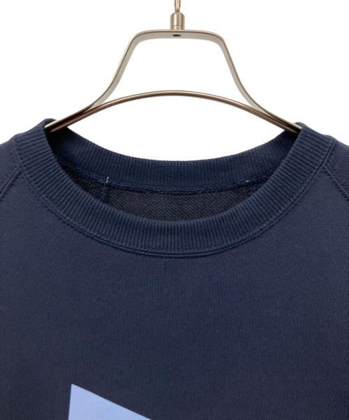 maison kitsune（メゾンキツネ）MAISON KITSUNE (メゾンキツネ) and wander (アンドワンダー) DRY COTTON SWEATSHIRT ネイビー サイズ:SIZE 2の古着・服飾アイテム