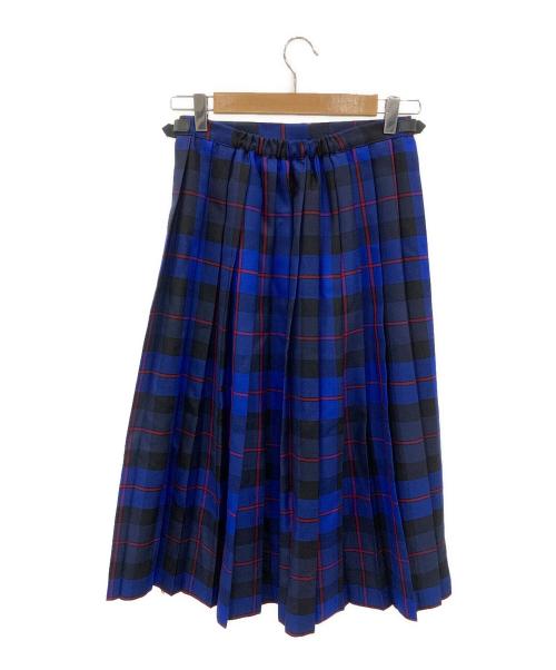 O'NEIL OF DUBLIN（オニールオブダブリン）O'NEIL OF DUBLIN (オニールオブダブリン) タータンチェックラップスカート ブルー サイズ:US 6の古着・服飾アイテム