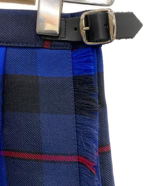 O'NEIL OF DUBLIN（オニールオブダブリン）O'NEIL OF DUBLIN (オニールオブダブリン) タータンチェックラップスカート ブルー サイズ:US 6の古着・服飾アイテム