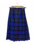 O'NEIL OF DUBLIN（オニールオブダブリン）の古着「タータンチェックラップスカート」｜ブルー