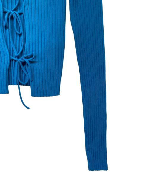 BEAUTY&YOUTH（ビューティーアンドユース）BEAUTY&YOUTH (ビューティーアンドユース) ワイドリブニットトップス ブルー サイズ:‐の古着・服飾アイテム