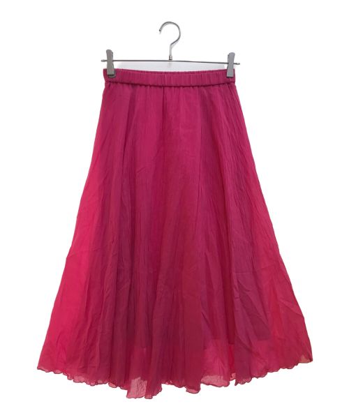 ANAYI（アナイ）ANAYI (アナイ) ANAYI/シルクコットンローンプリーツスカート/102417-11-430 ピンク サイズ:36の古着・服飾アイテム