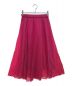 ANAYI（アナイ）の古着「ANAYI/シルクコットンローンプリーツスカート/102417-11-430」｜ピンク