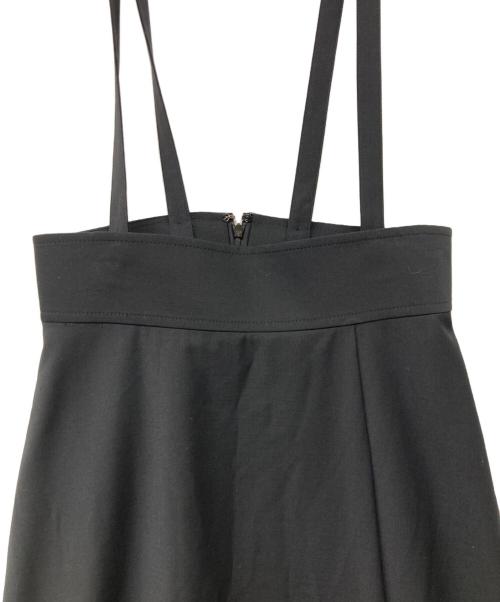 ANAYI（アナイ）ANAYI (アナイ) ウールトロピカル ジャンパースカート ブラック サイズ:36の古着・服飾アイテム