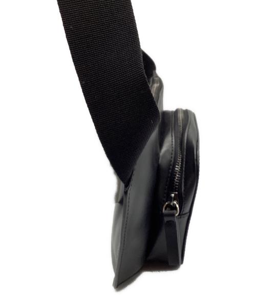 VERSACE（ヴェルサーチェ）VERSACE (ヴェルサーチェ) ボディーバッグ ブラック×ブルーの古着・服飾アイテム