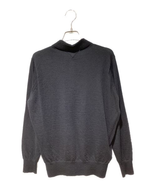 PRADA（プラダ）PRADA (プラダ) カシミヤニットポロシャツ ブラック サイズ:38の古着・服飾アイテム