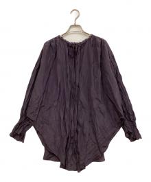 enrica（エンリカ）の古着「コットンシルクカシュクールブラウス」｜パープル