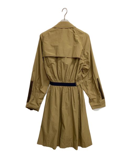 KOLOR（カラー）KOLOR (カラー) ポリエステルコットンオーバーサイズドベルテッドコート ベージュ サイズ:SIZE1の古着・服飾アイテム