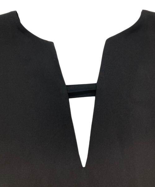 Lumier（リュミエ）Lumier (リュミエ) ジャガードスリーブ2WAYワンピース ブラック サイズ:Mの古着・服飾アイテム